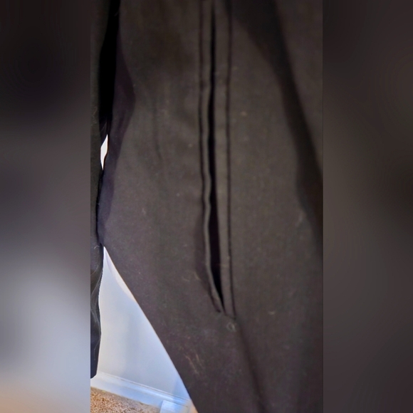 KAARI BLUE Black open front shawl collar blazer. Size Large - Picture 8 of 9